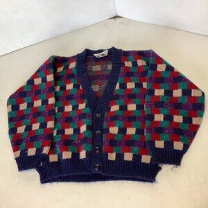 Kid's Vintage Highway Hipnosis Multicolor Sweater Vest 100% Acrylic NO SIZE TAG
